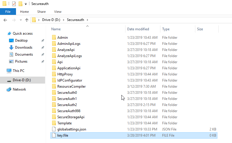 9.2 on a 2016 Server - Key.File Creation – SecureAuth Support
