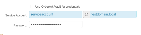 Test Connection failing when using a service account from a different trusted domain than the one being connected to.